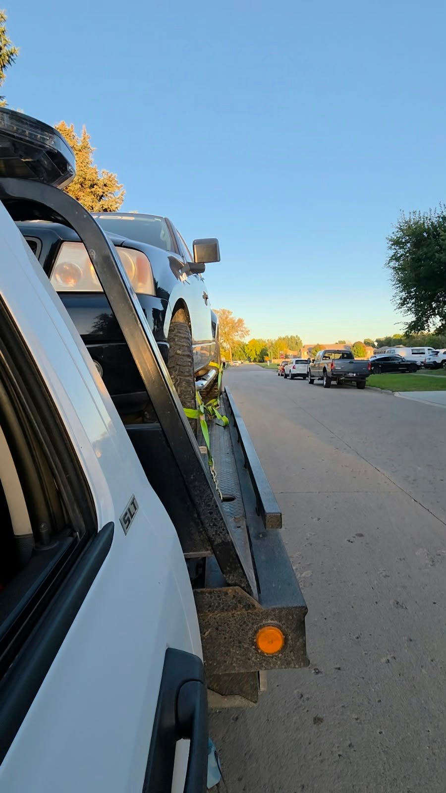 Rescue Towing LLC vehicle and towing work